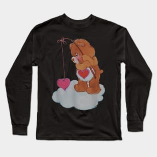 Care Bears Valentine's Day Tenderheart Bear Vintage Fishing Long Sleeve T-Shirt